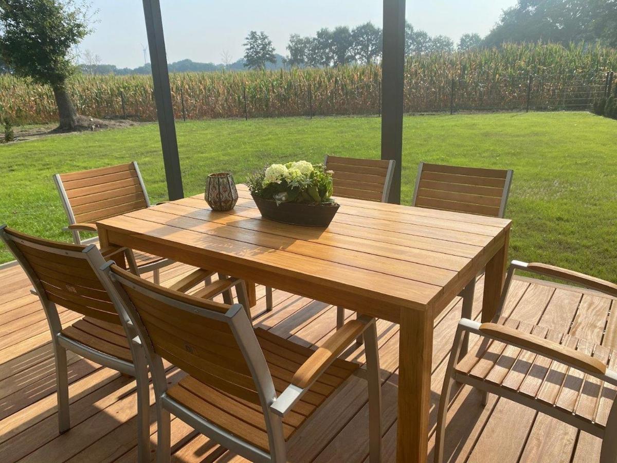 Ferienhaus Seeblick Am Harkebruegger See Mit Sauna Und Kamin Barssel  外观 照片