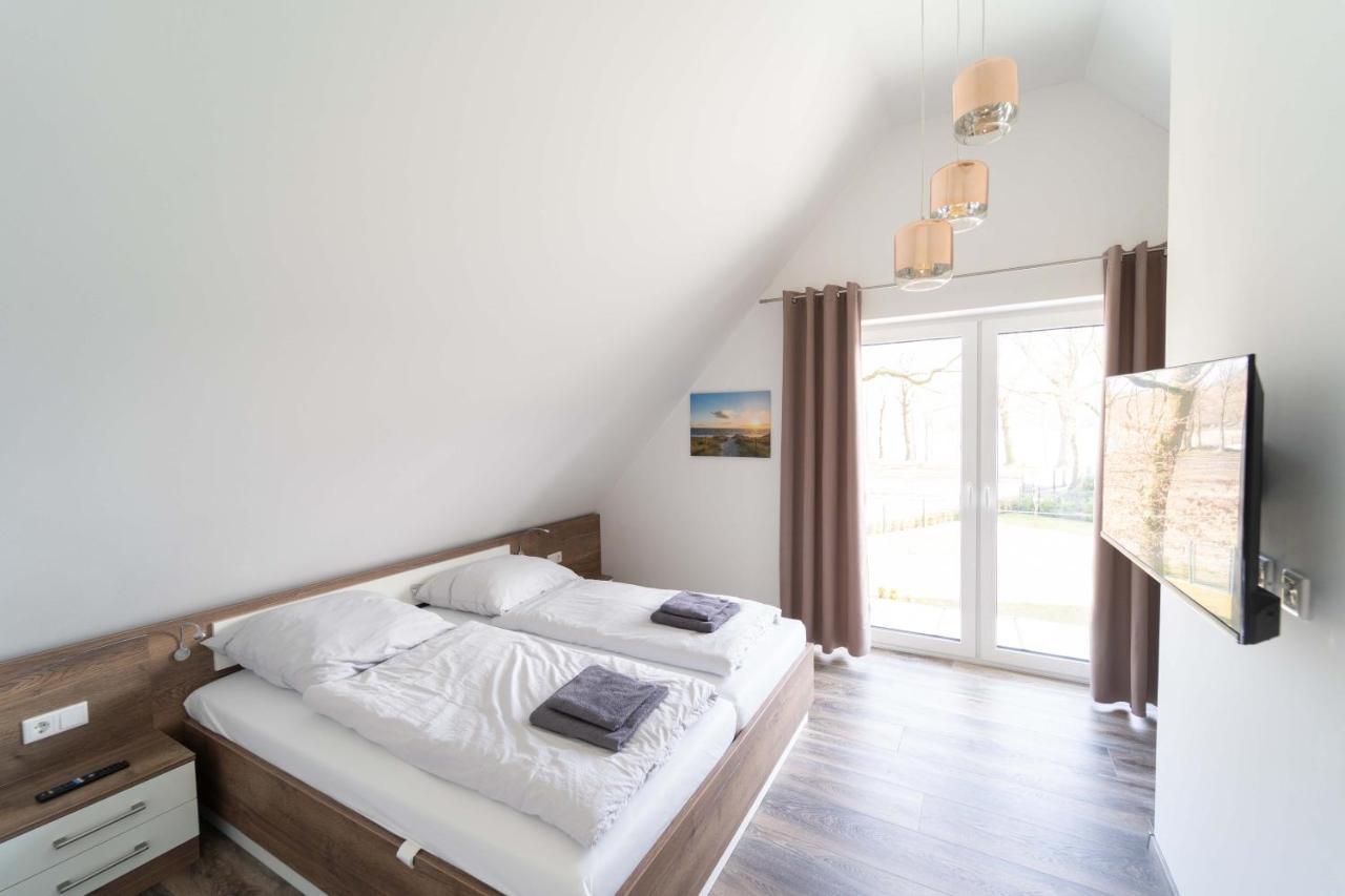 Ferienhaus Seeblick Am Harkebruegger See Mit Sauna Und Kamin Barssel  外观 照片